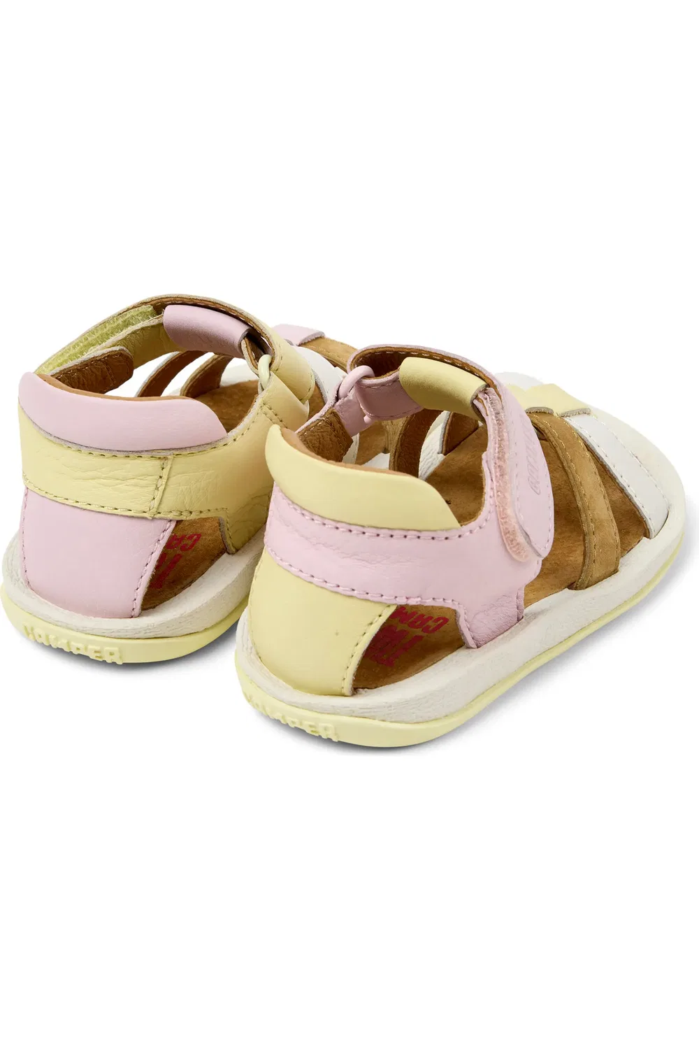 Сандалии детские Camper Bicho Twins Mismatch, эргономичная стелька, Multi - Brown — фото 2
