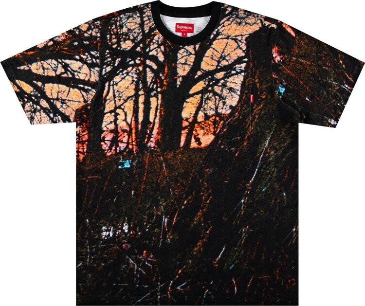 Футболка Supreme Short-Sleeve Pocket Tee 'Woods', разноцветный — фото 2