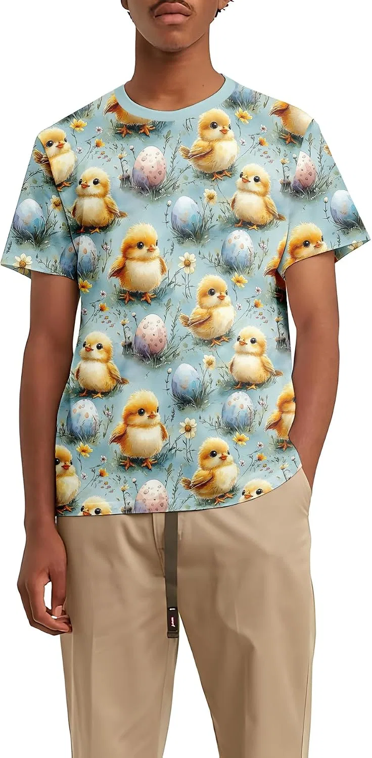 Мужская футболка с кроликом Graphic T-Shirt, Style12 — фото 2