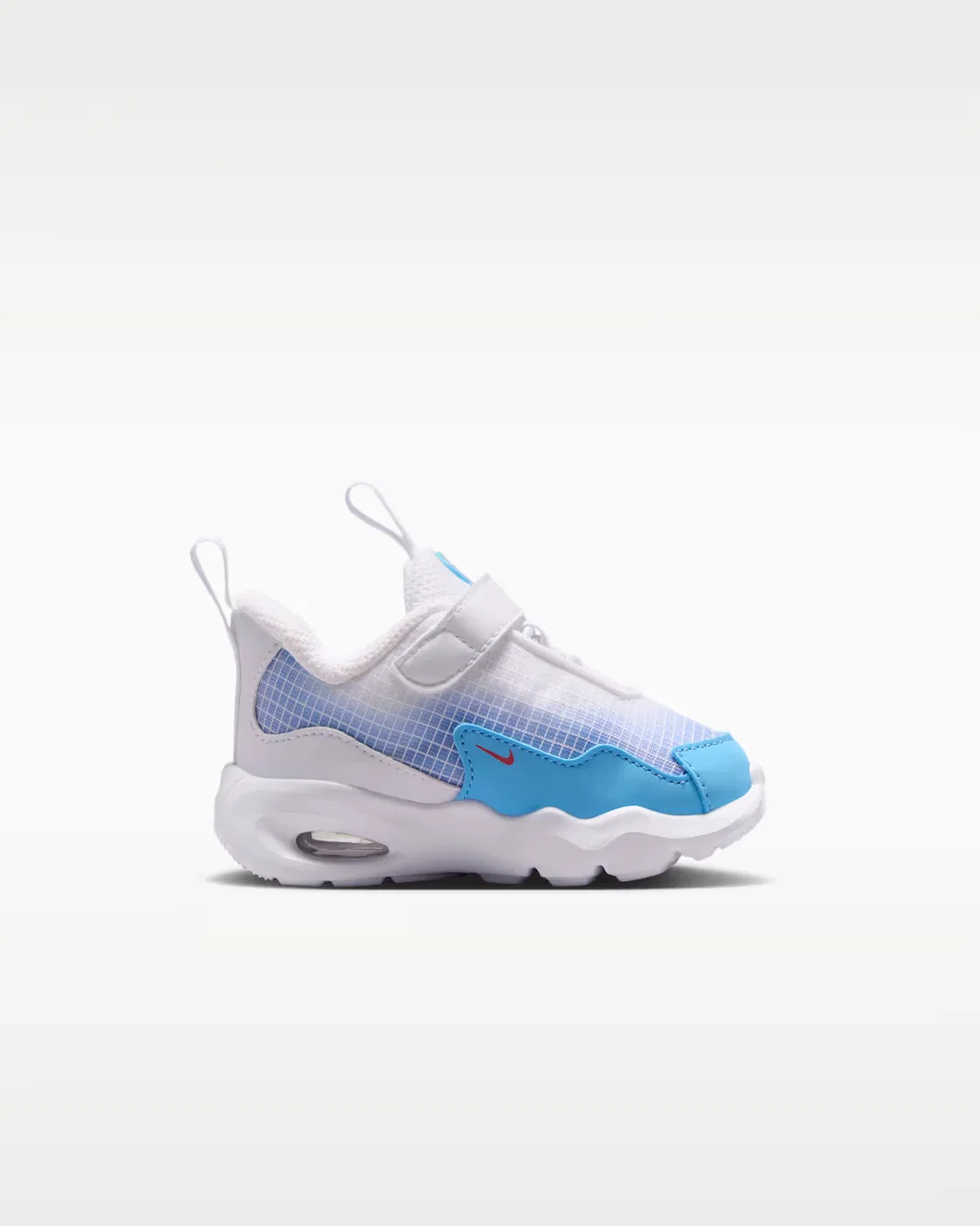 Детская/подростковая обувь Nike Air Max Nova, White/Aurora Blue/Football Blue/Fusion Red — фото 3