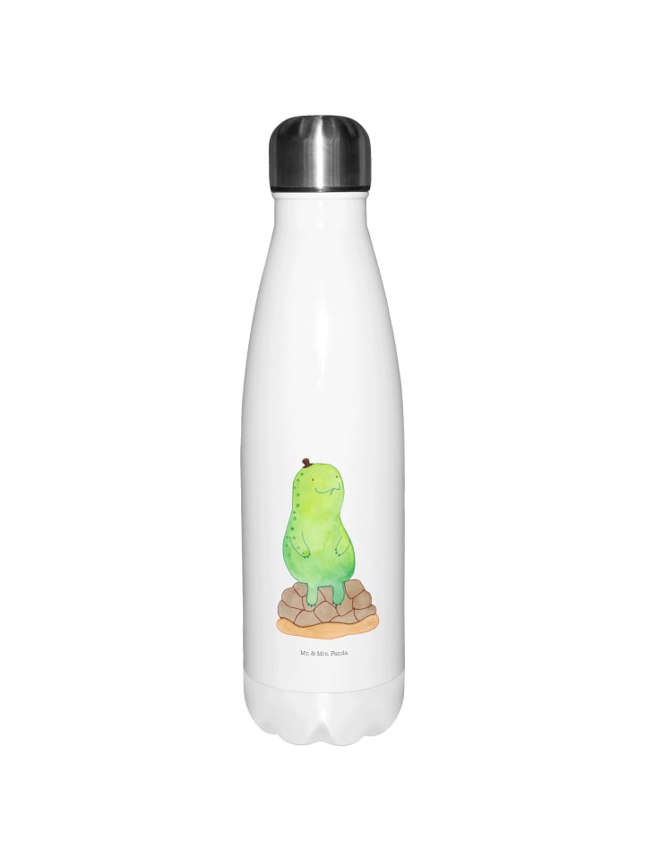 

Mr. & Mrs. Panda Бутылка для питья в виде черепахи без надписи, белого цвета