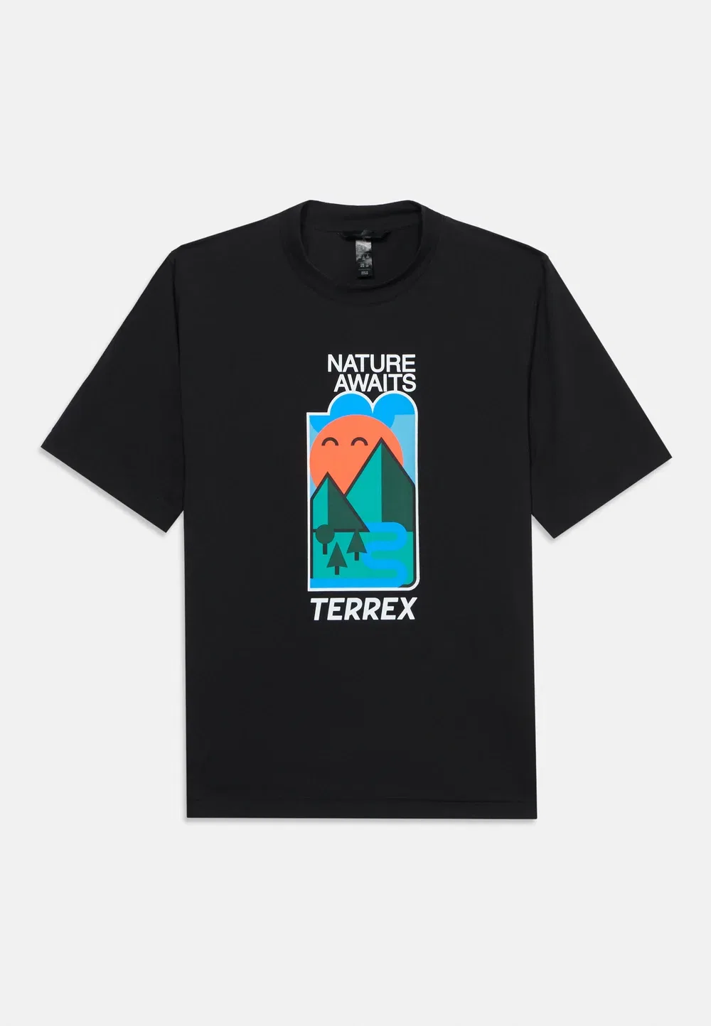 Футболка унисекс с принтом Adidas Terrex, Black