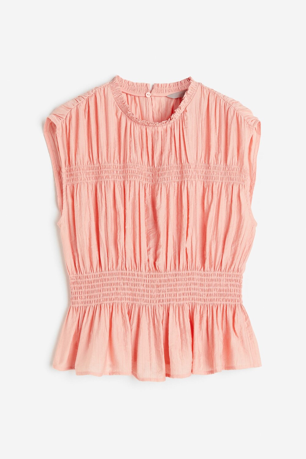 

Топ H&M Crinkled, розовый