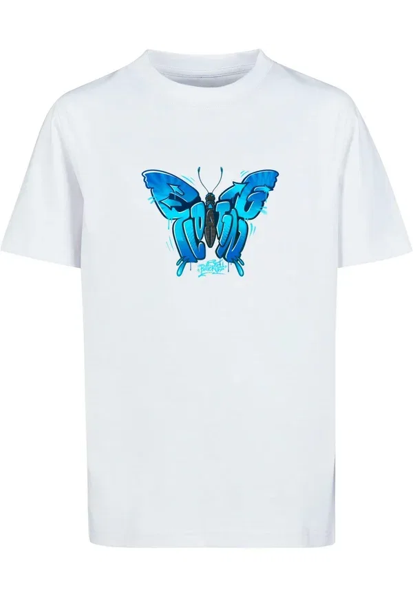 Футболка с принтом Floating tee Mister Tee, White, белый