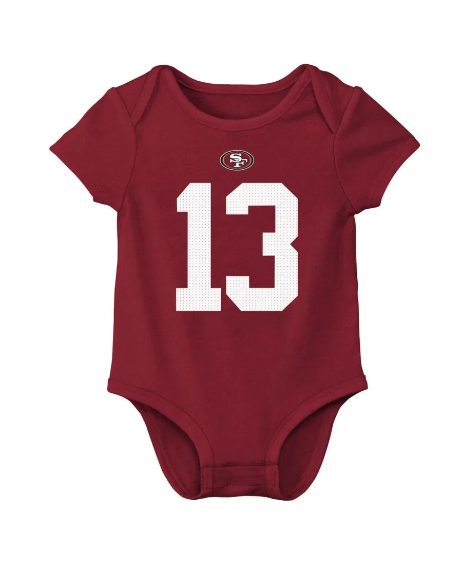 Боди с коротким рукавом Brock Purdy Scarlet San Francisco 49ers Nike, Scarlet — фото 3