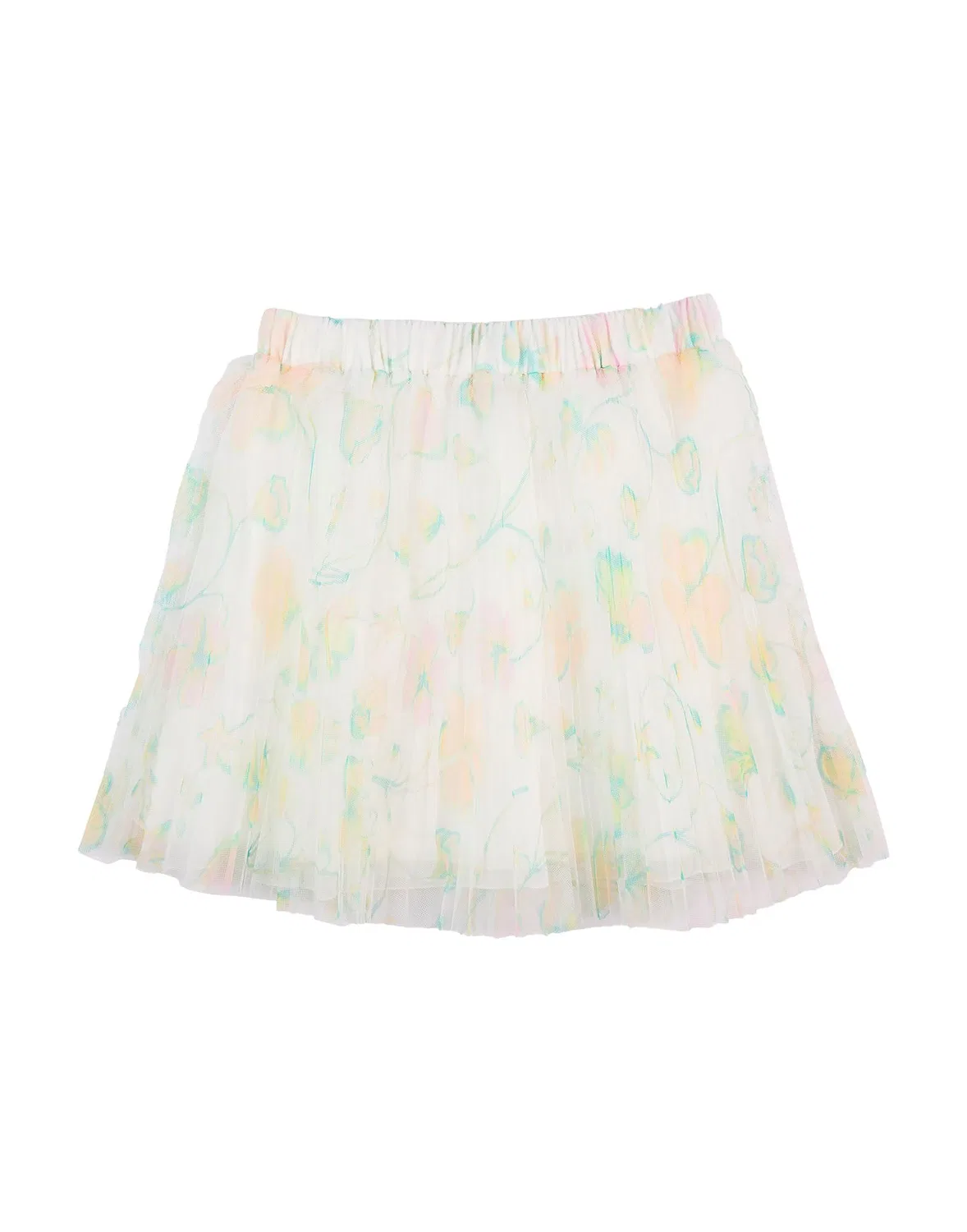 Детская юбка для девочек с воланами Tulle Dior, белый — фото 2