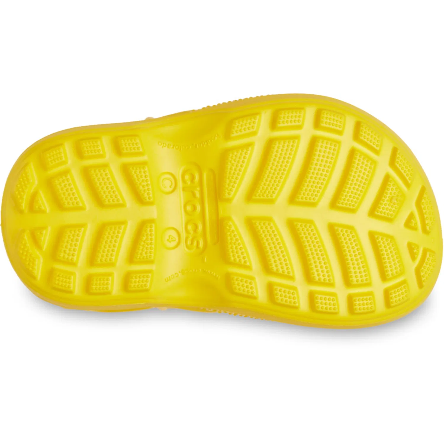 Детские водонепроницаемые сапоги с отражающими логотипами Crocs, Yellow — фото 4