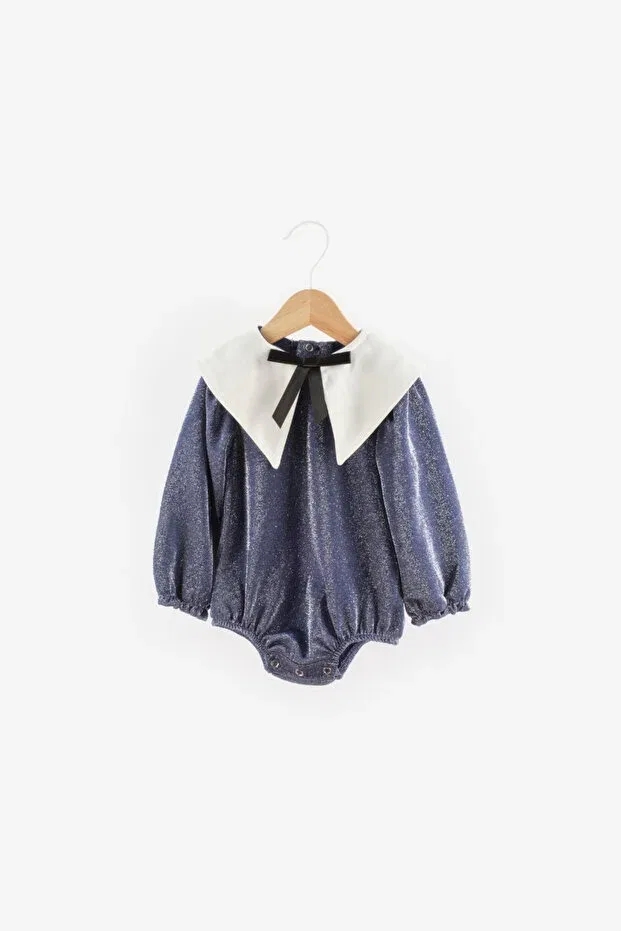 Детский комбинезон для девочек с длинным рукавом bailey Le Mabelle, Navy Blue