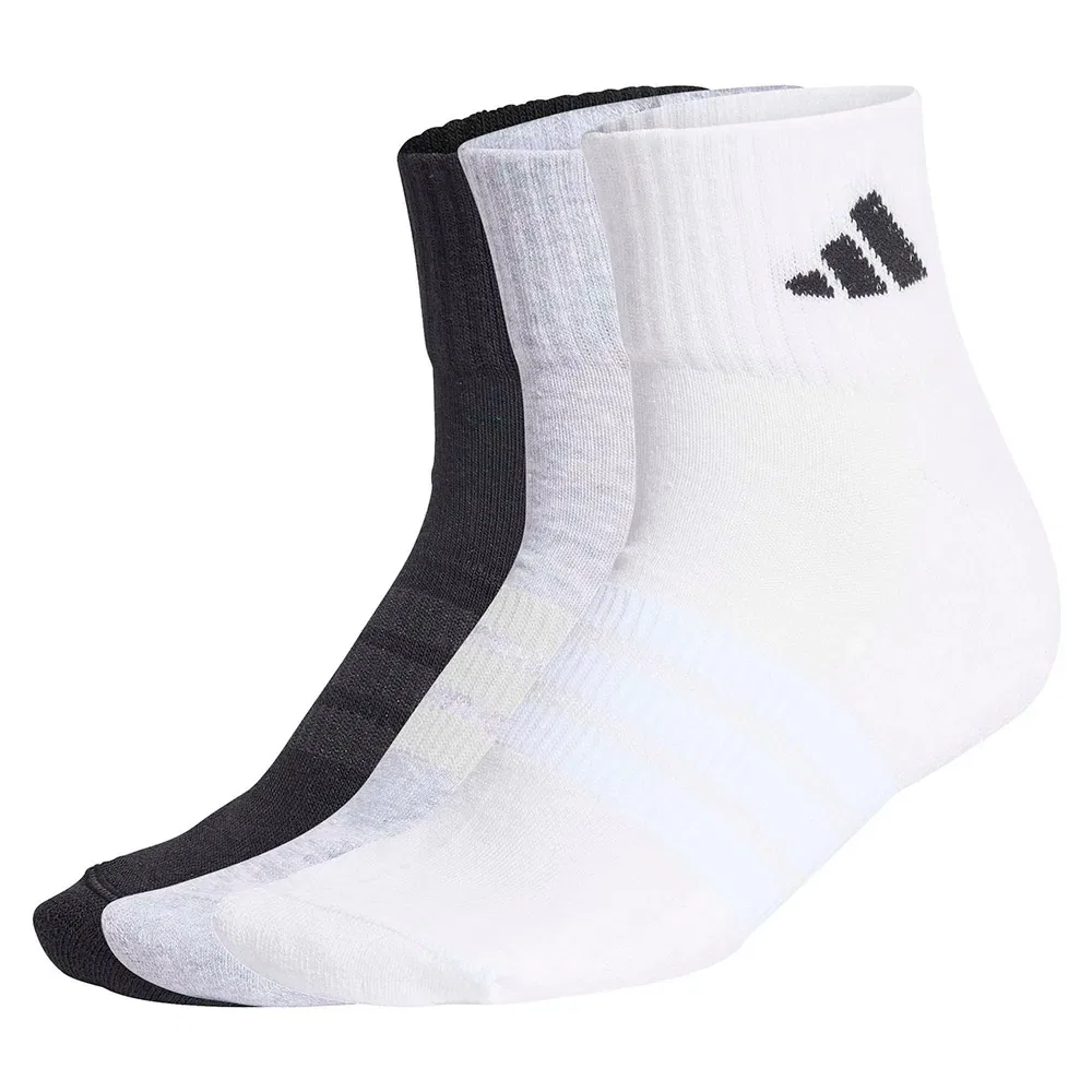 Носки спортивные Adidas Cushioned Sportswear Ankle, 3 пары, белый