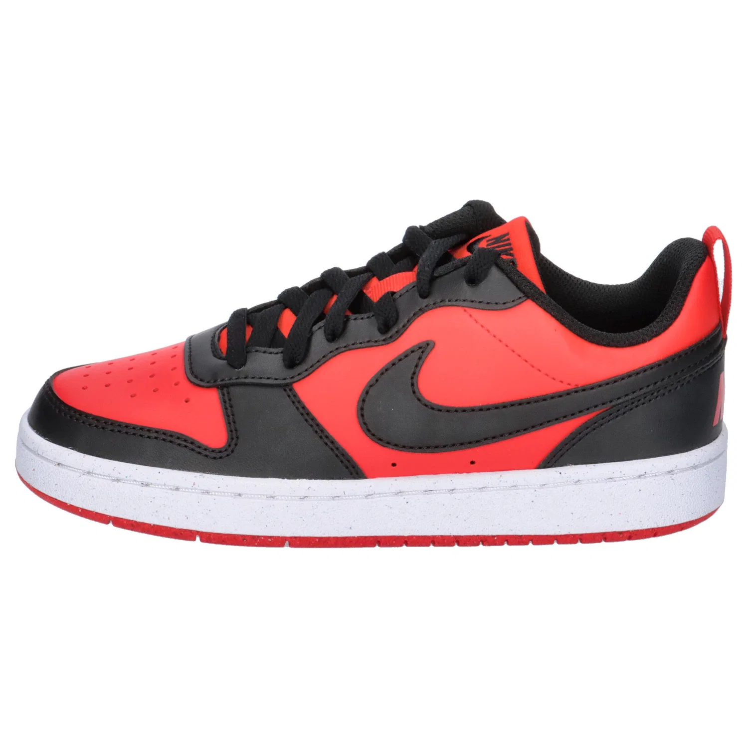 Детские кроссовки с обновленным дизайном Court Borough Low Recraft Nike, Rot Schwarz — фото 2