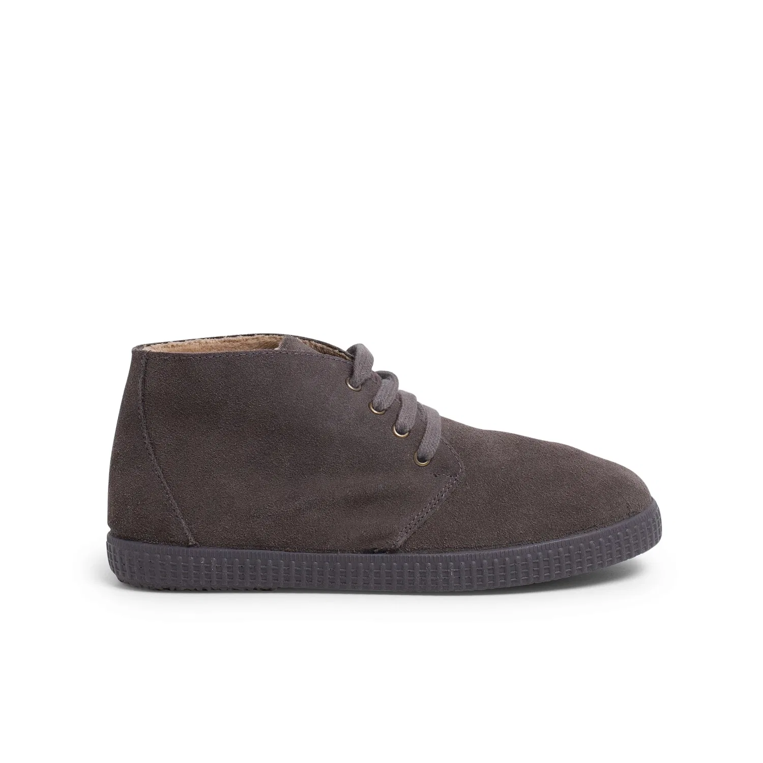 Детские ботинки на меху с моделью Pisamonas Fur Lace-up Shoes Pisamonas, Grey