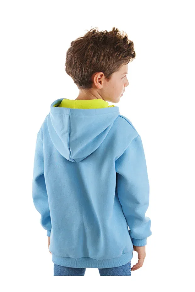 Детское худи для мальчиков хлопковое Cool Bear Boy Mshb&G, Blue — фото 3