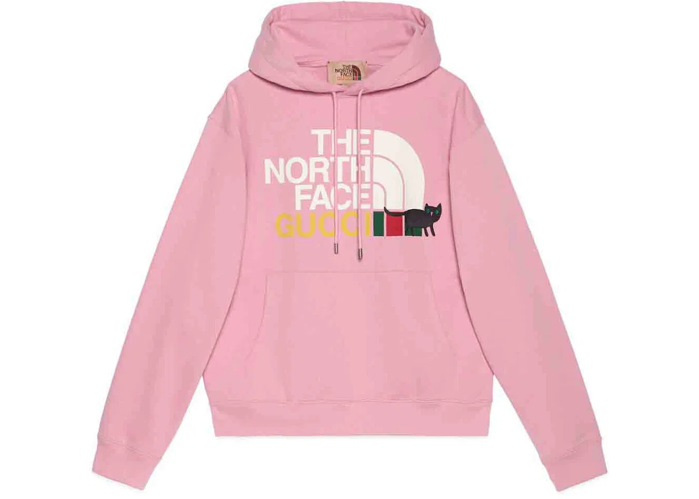 Мужской свитшот с принтом Gucci x The North Face Sweatshirt Gucci, Pink