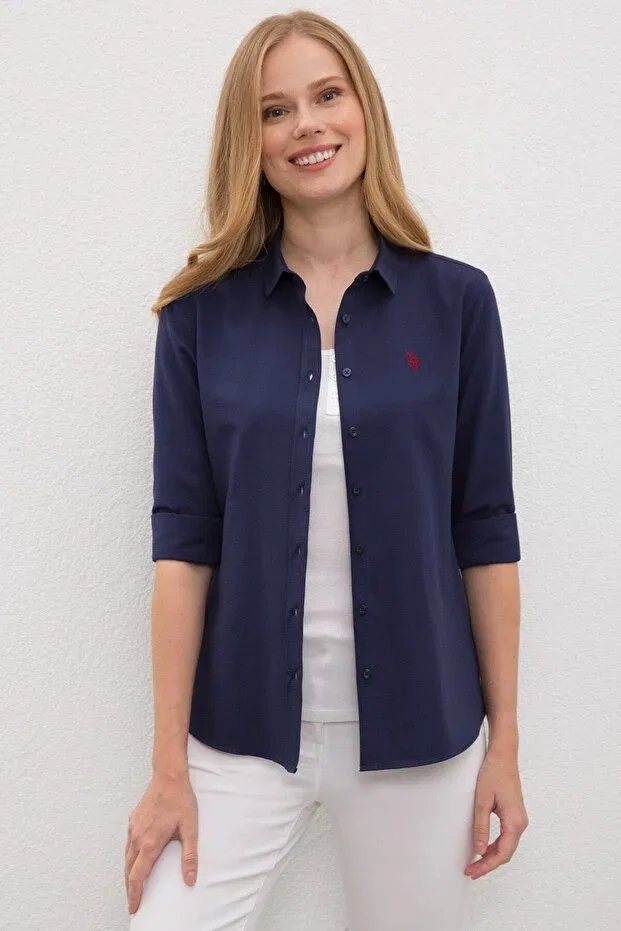 Женская рубашка с длинным рукавом Basics U.S. Polo Assn., Vr033