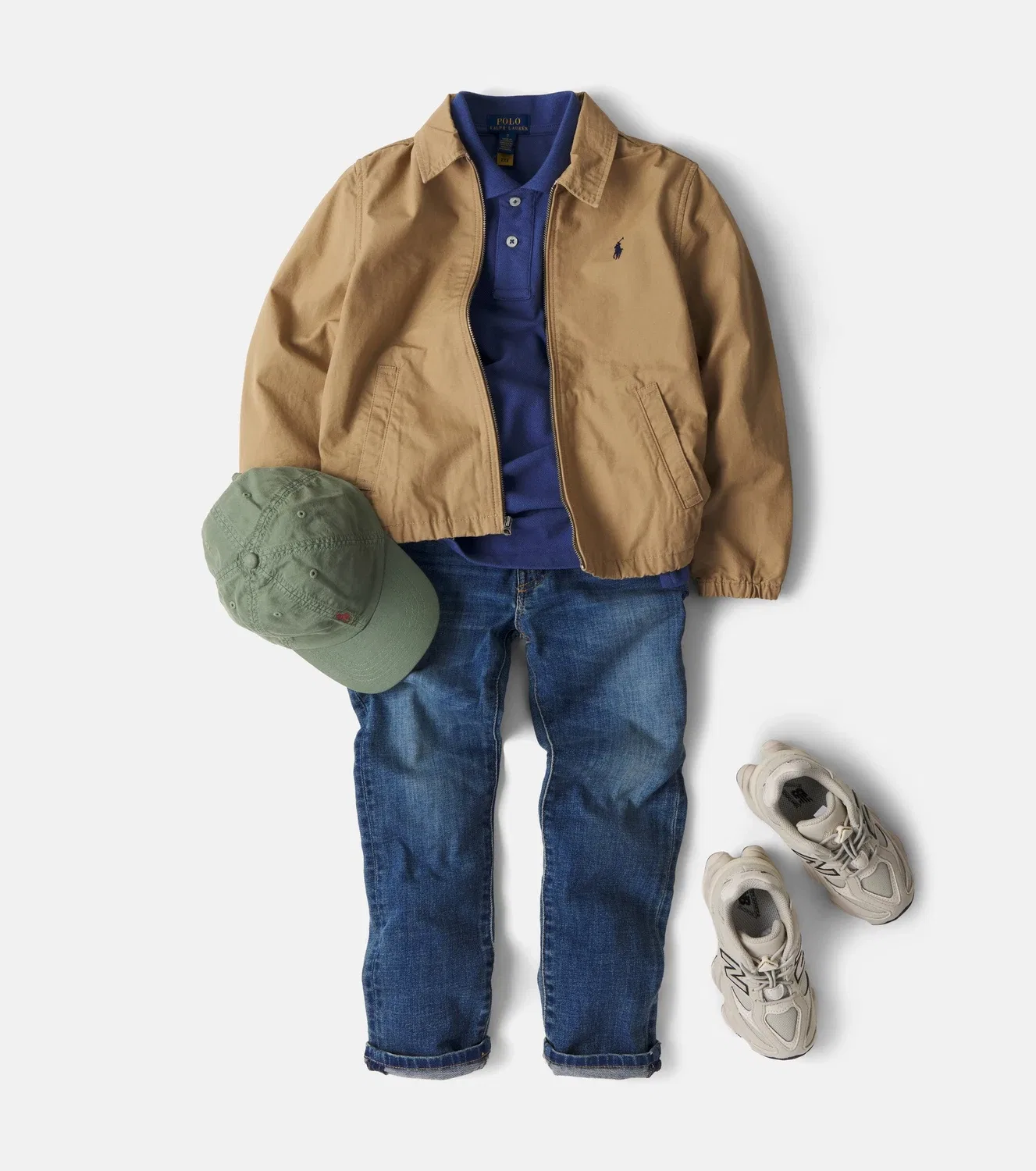 Рубашка-поло с воротником-поло Polo Bear Polo Ralph Lauren Kids, синий — фото 2
