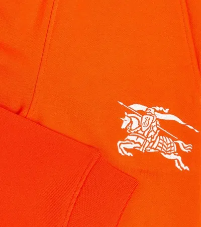 Детские спортивные брюки из хлопка Kids Ekd Cotton Joggers Burberry, Scarlet Orange — фото 3