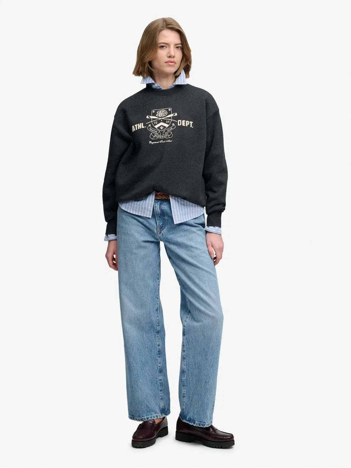 Свитшот Country Club Superdry, черный — фото 4