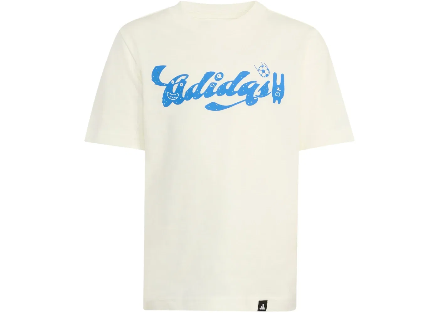 Детская футболка с принтом Tiro_Nster Adidas, Off White