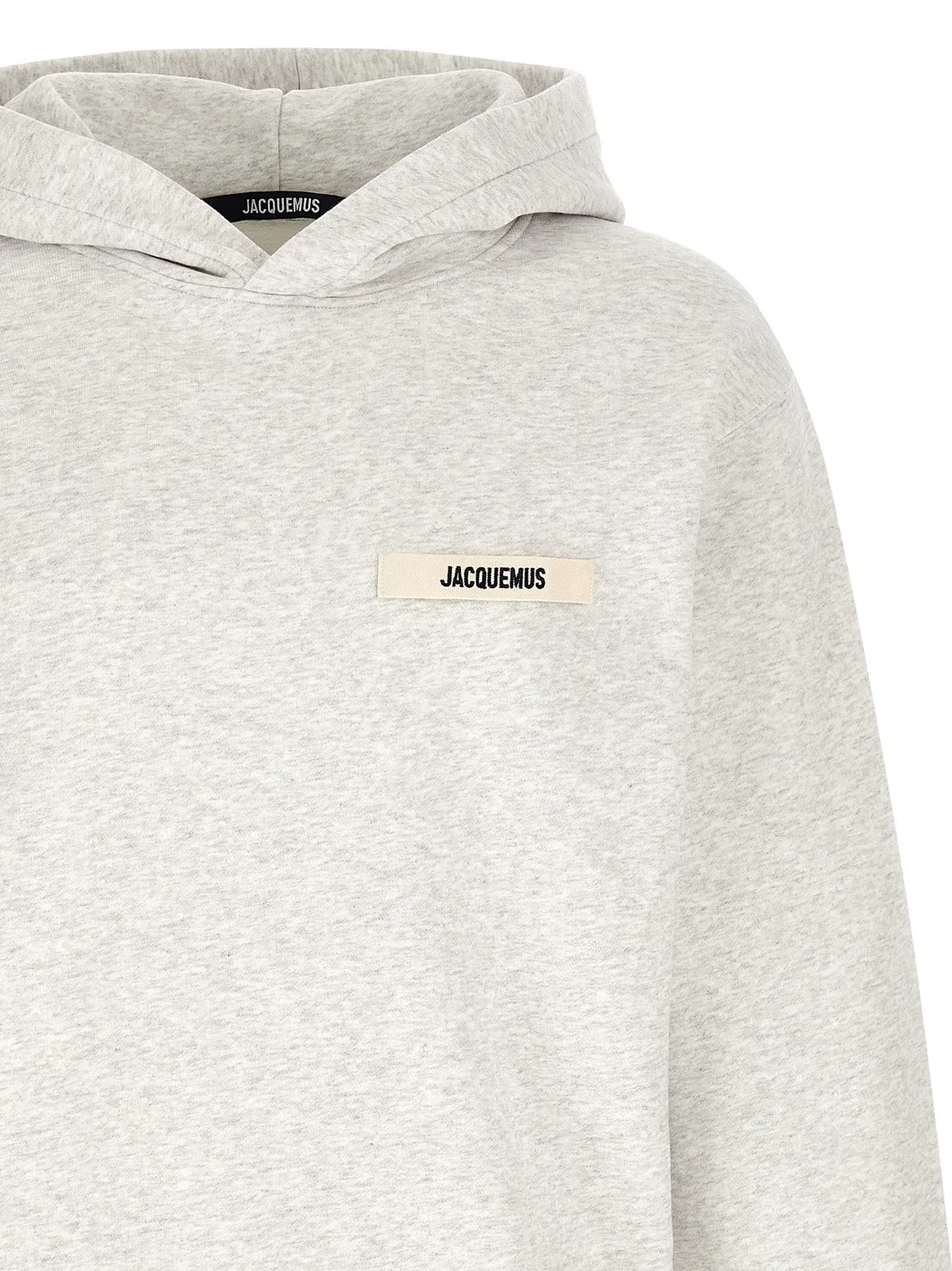 Худи Le Hoodie Gros-Grain JACQUEMUS, серый — фото 3