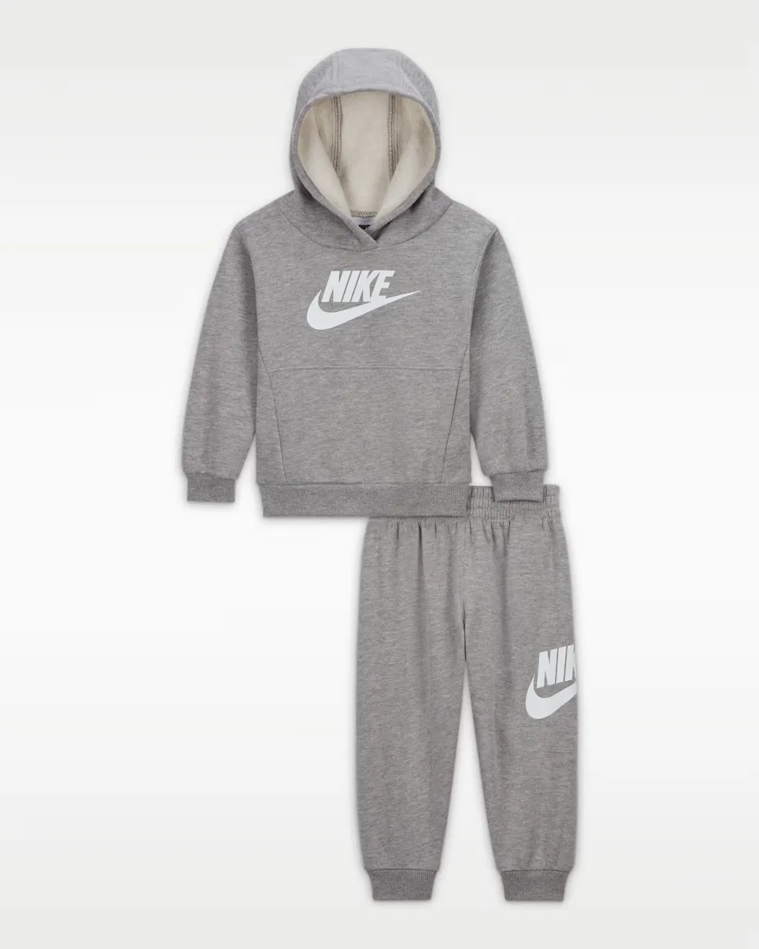 Детский флисовый комплект из 2 предметов (12-24 месяца) Nike, Dark Grey Heather