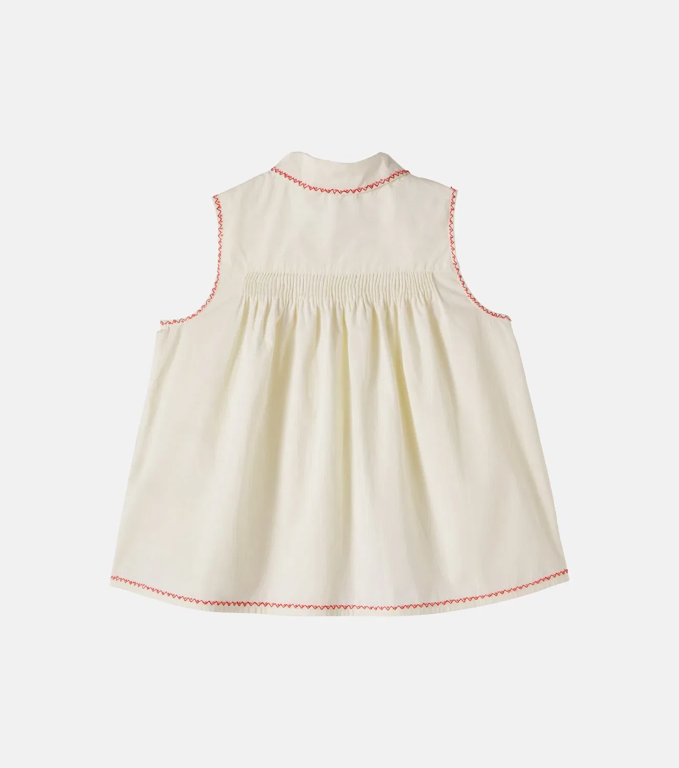 Блузка хлопковая с вышивкой Lexi Bonpoint, белый — фото 3