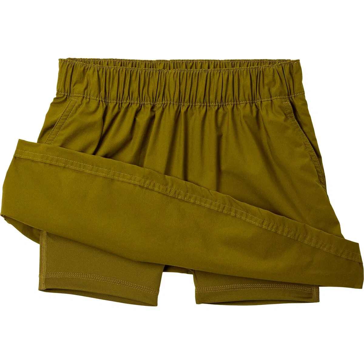 Детский шорты-юбка для девочек из хлопка Washed Out Skort Columbia, Mossy Green — фото 2