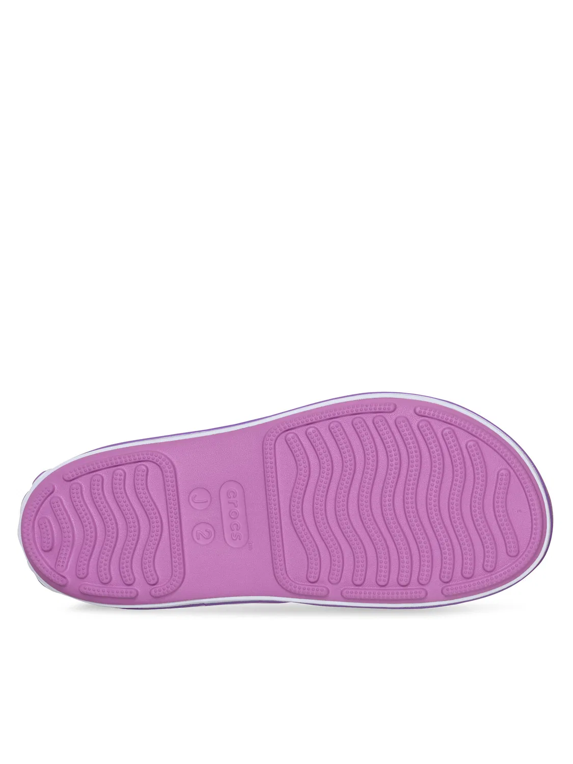 Сандалии для девочки Crocband Cruiser Sandal Crocs, фиолетовый — фото 4