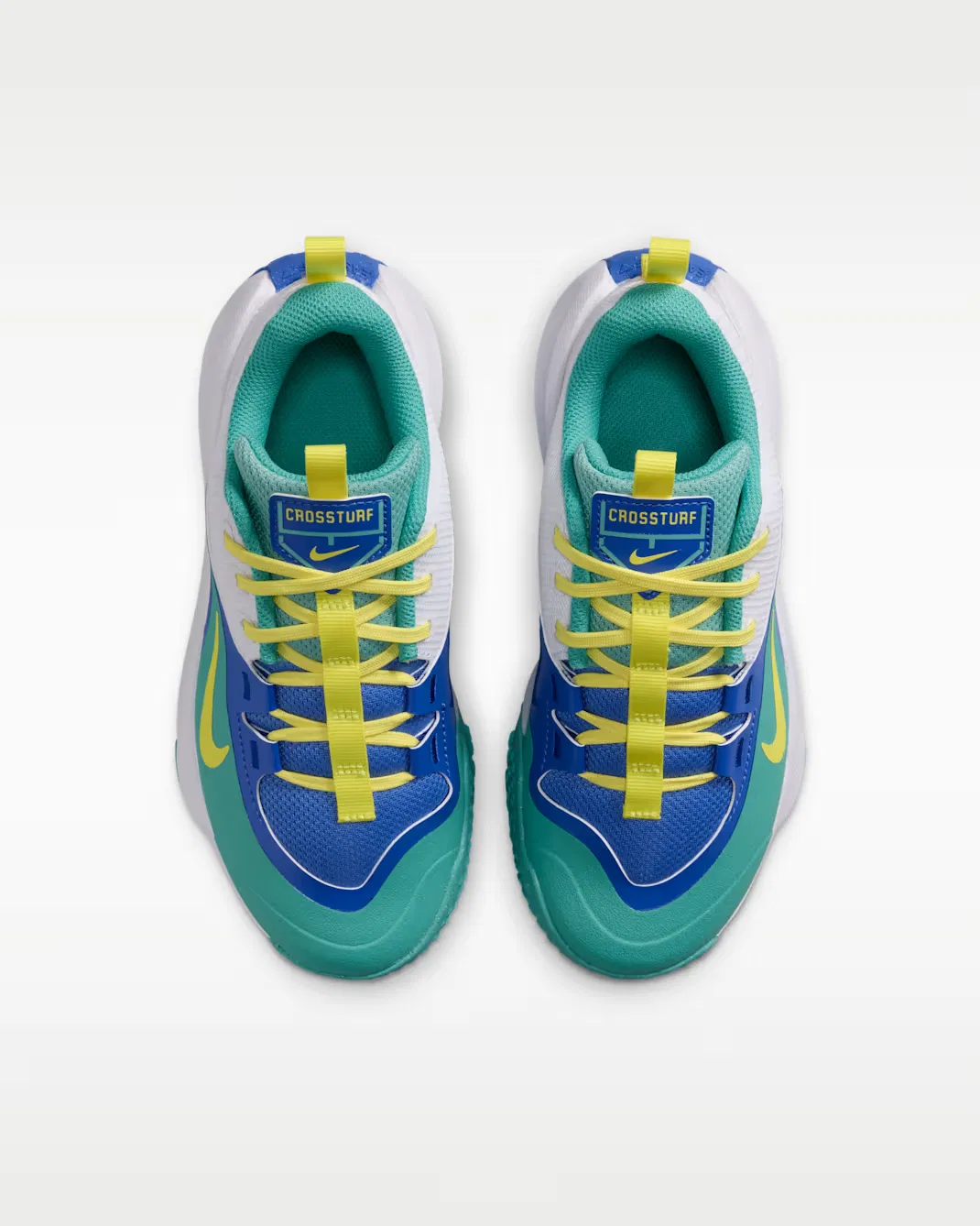 Обувь для детей постарше Nike Cross Turf, Washed Teal/Light Racer Blue/Old Royal/Sonic Yellow — фото 4