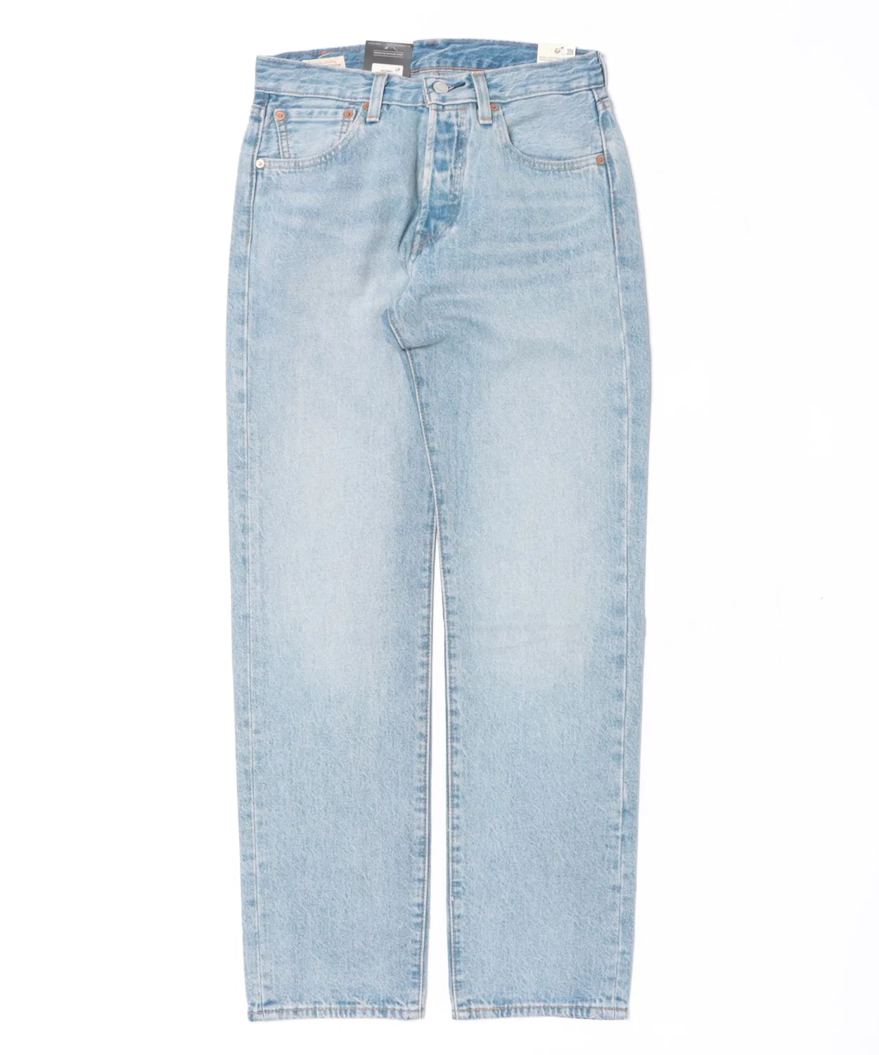 Джинсы прямого кроя с потертостями 501 Original Straight Levi's, Sax Blue