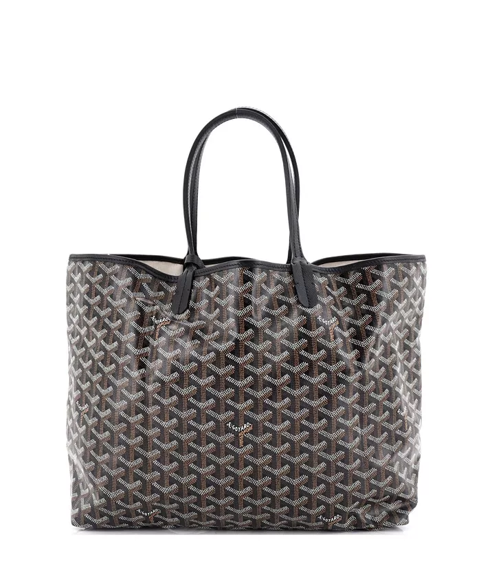 

Сумка-тоут PM Saint Louis из лакированного холста Pre-Owned Goyard, черный