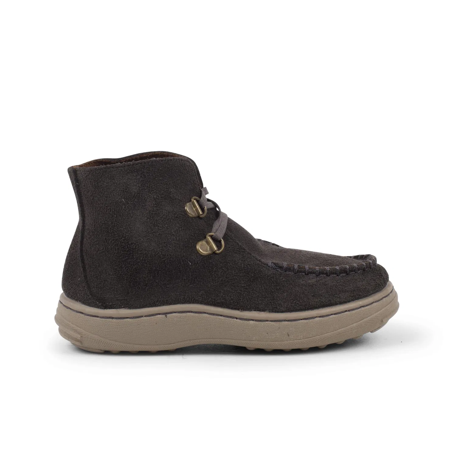 Детские ботинки для мальчиков со шнуровкой Pisamonas Indian Boots With Laces and Non-slip Sole, Grey