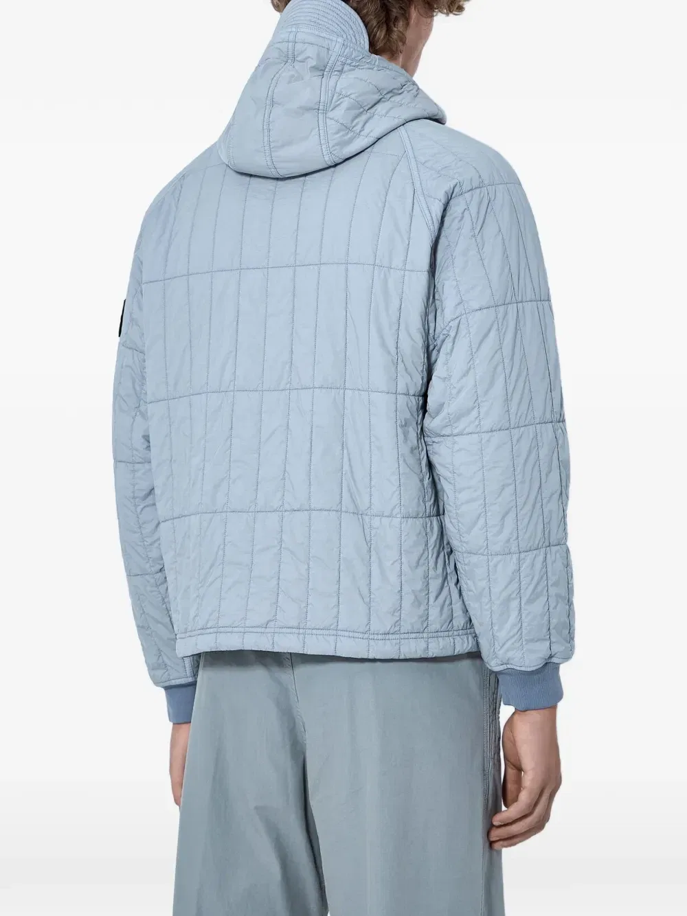 Куртка 4100015 из ультралегкого нейлона с простежкой TC Stone Island, серый — фото 3