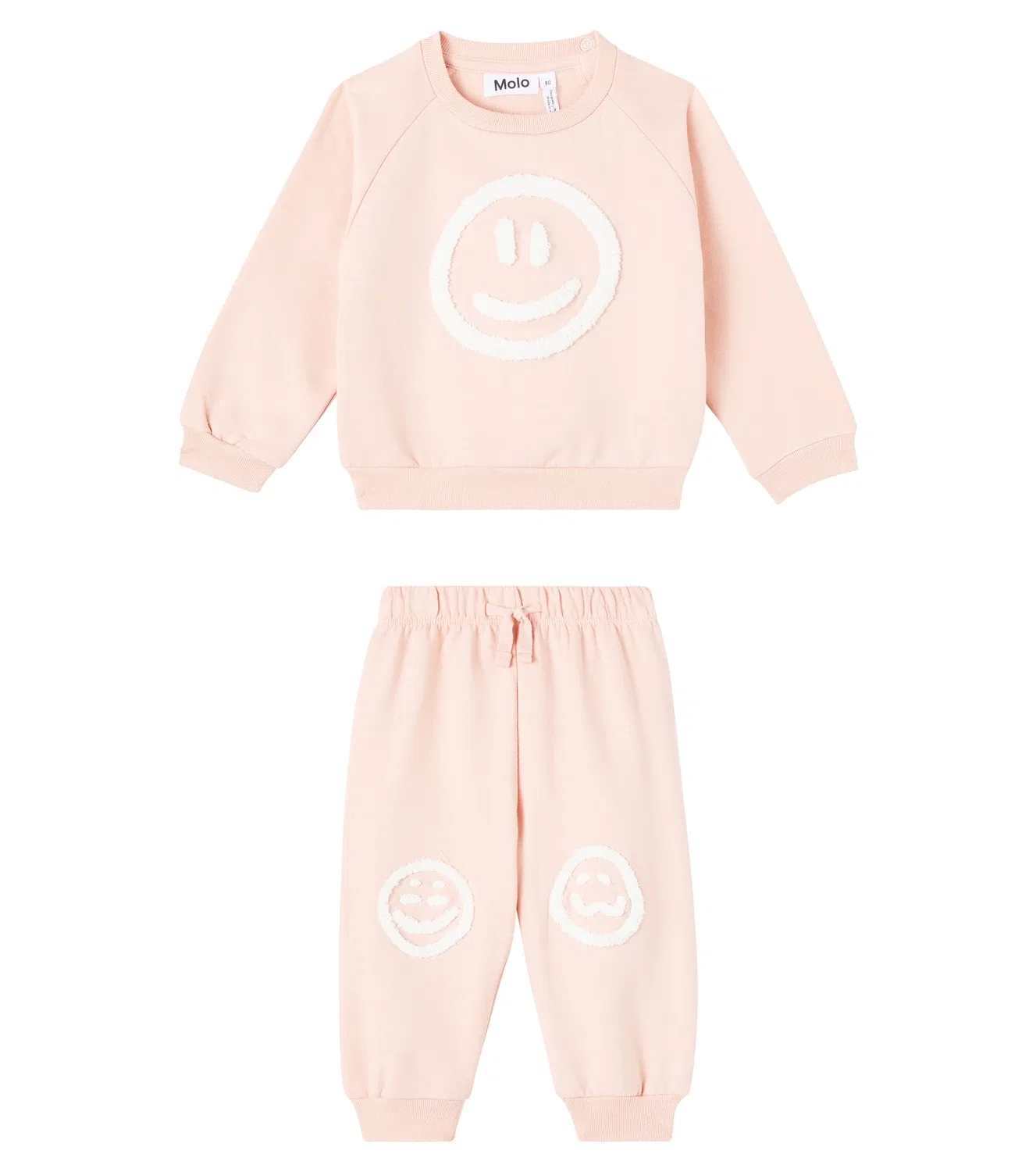 Комплект из свитшота и спортивных штанов Baby Disc Simeon Molo, розовый