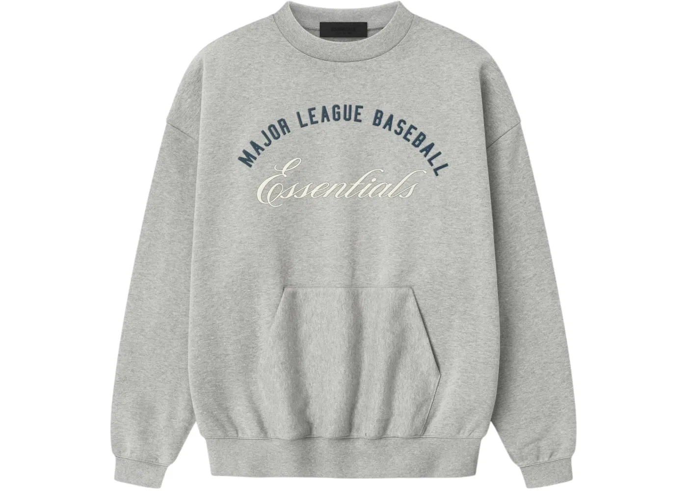 Мужской свитшот с длинным рукавом Fear of God Essentials Crewneck, Concrete Heather