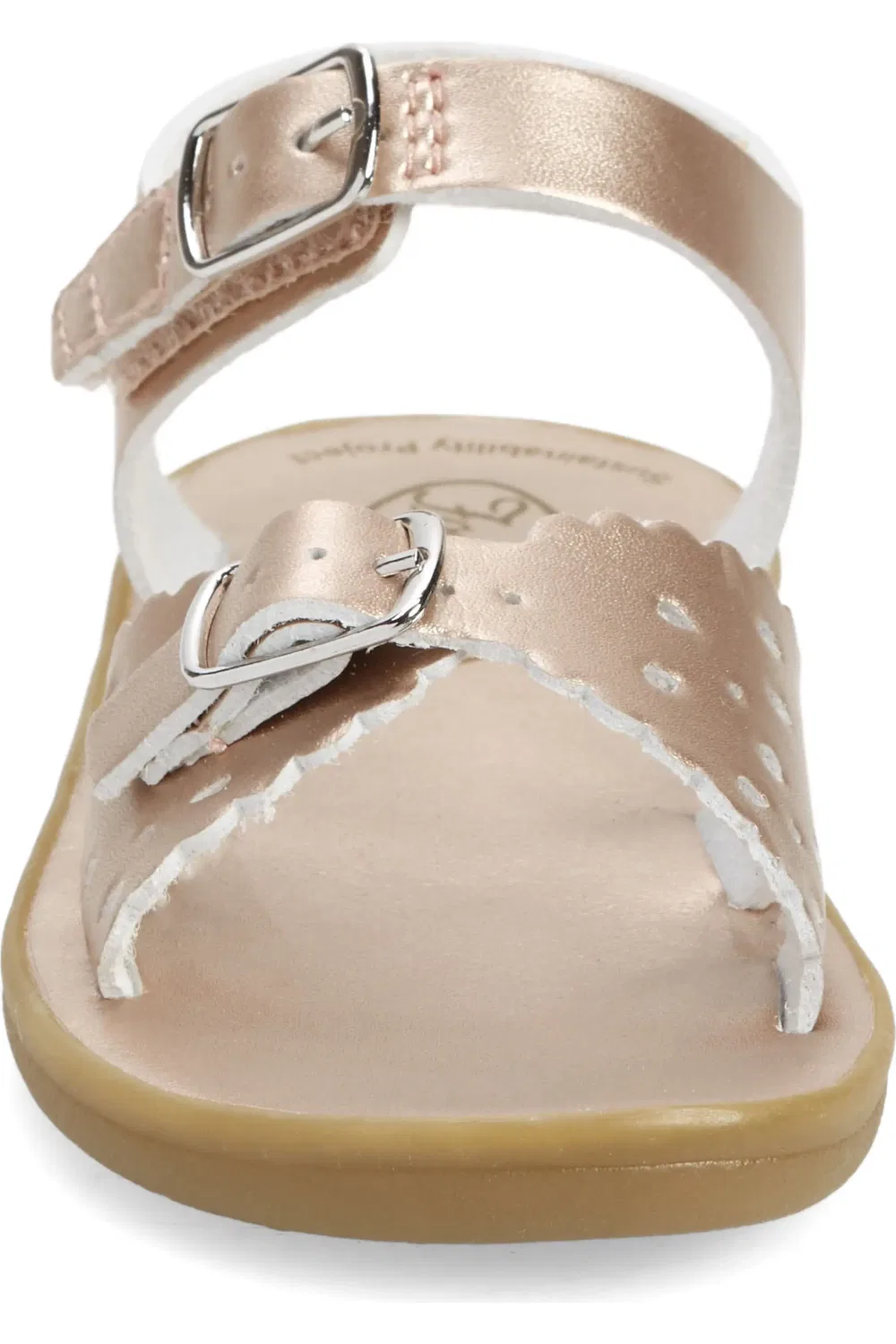 Сандалии детские водонепроницаемые Eco-Ariel Footmates, Rose Gold Micro — фото 4