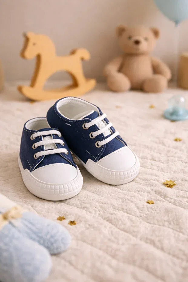 Детские спортивные ботиночки для мальчиков с принтом Mini Kanka, Multicolored Blue-Gray — фото 4