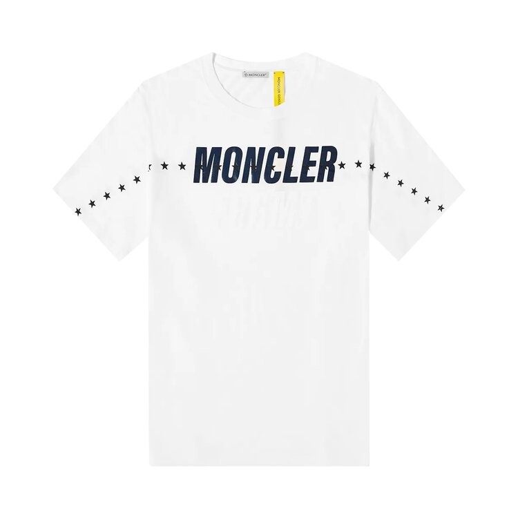 

Футболка Moncler Genius x Frgmnt Hiroshi Fujiwara Star Print Tee 'White', белый