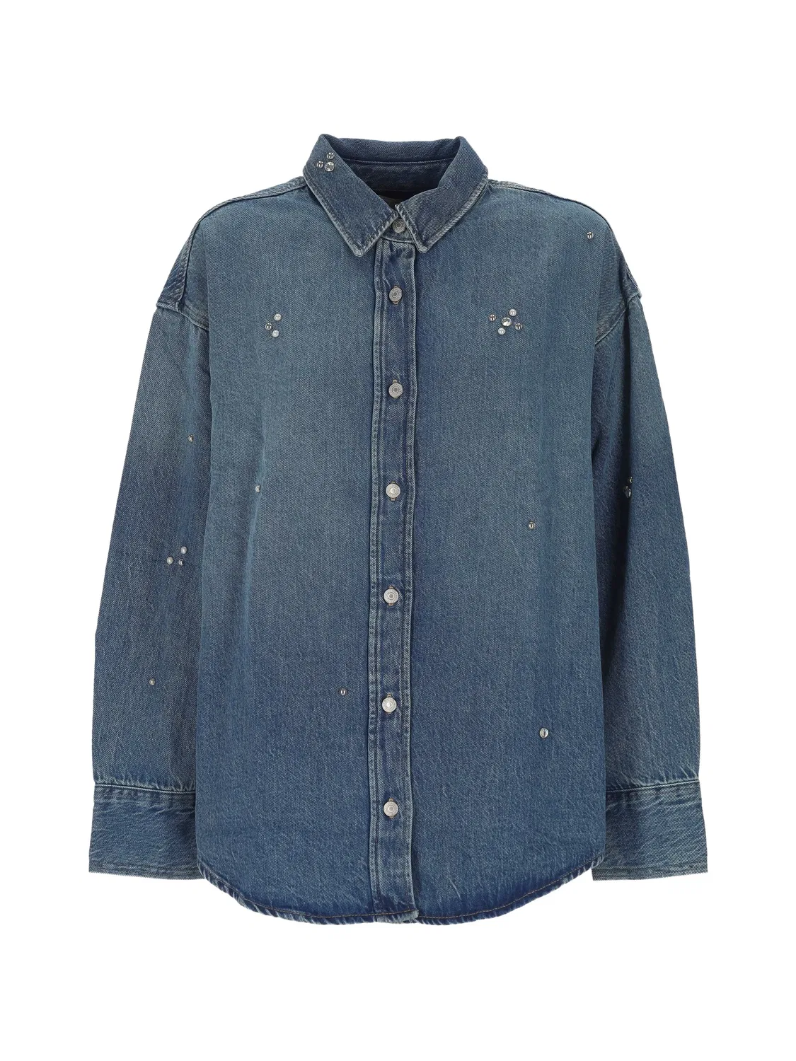 Джинсовая рубашка со стразами Levi's, синий