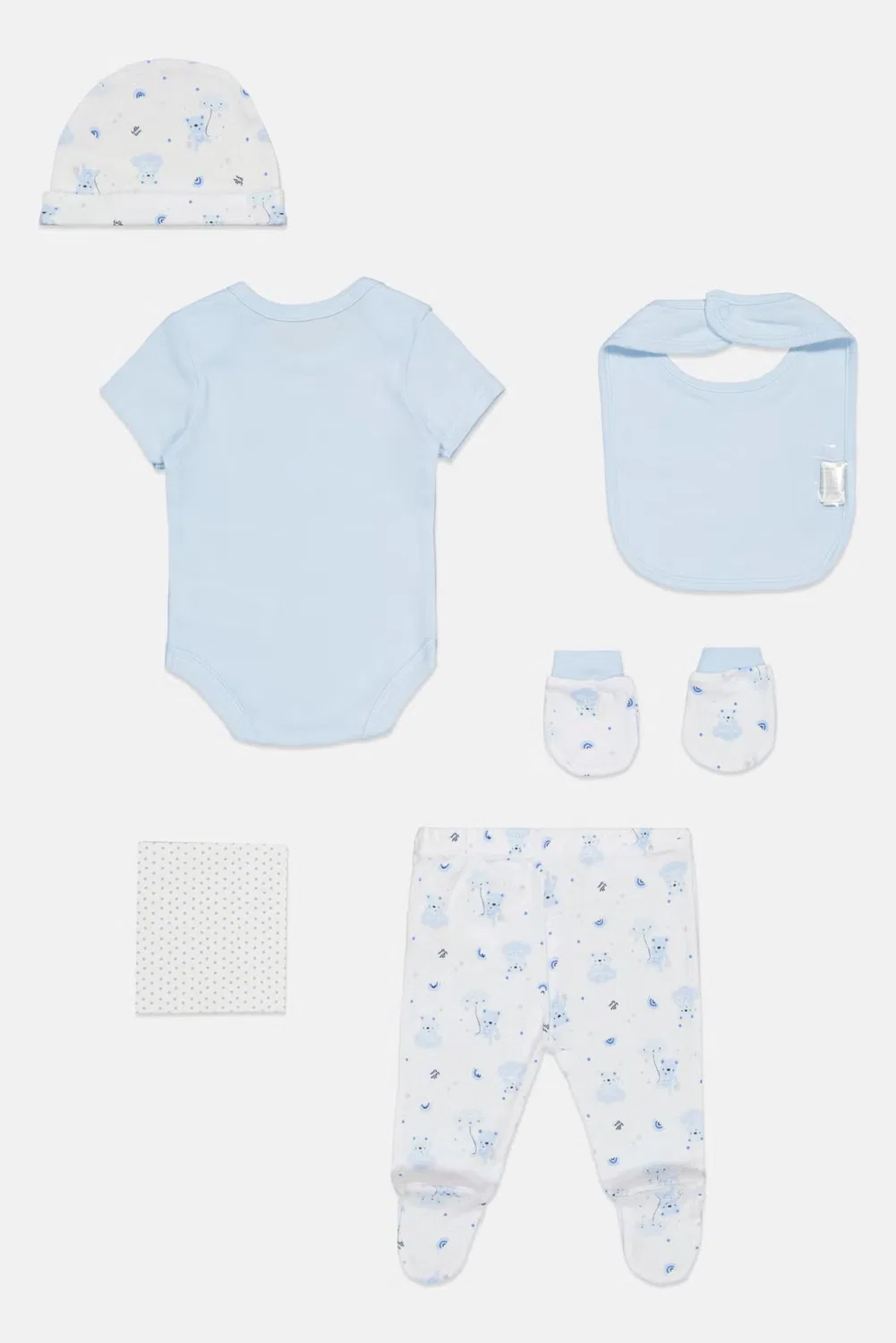 Комплект детский из 6 предметов Rock-A-Bye Baby Boutique, разноцветный — фото 2