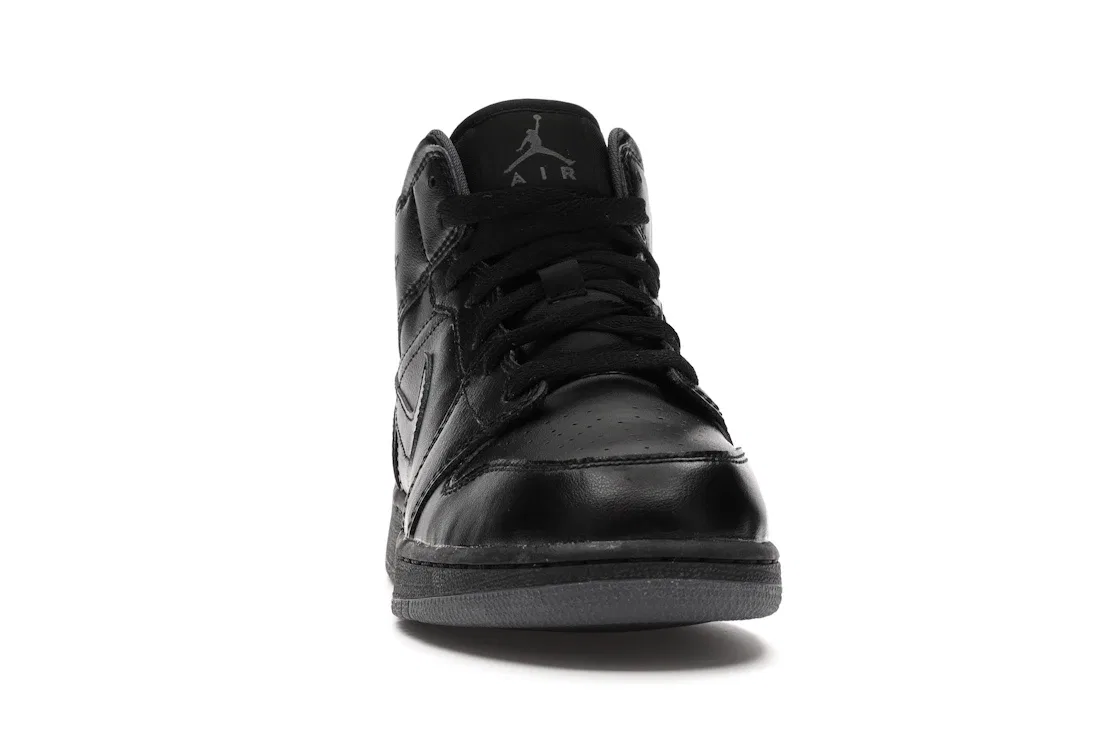 Детские кроссовки Lifestyle Jordan 1 Mid Black Dark Grey Outsole Jordan, Black/Black-Dark Grey — фото 2