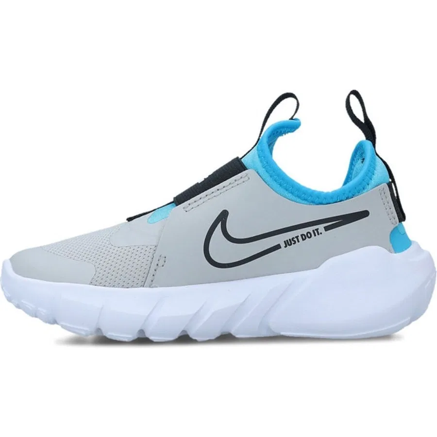 Детские спортивные кроссовки без шнурков Flex Runner 2 Nike, Серый