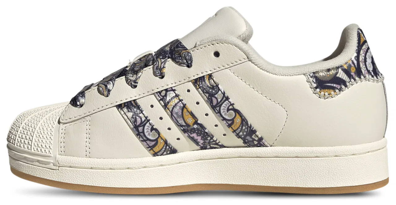 Кроссовки для мальчиков Superstar II Adidas, цвет Gum/Core White/Orchid Fusion — фото 2
