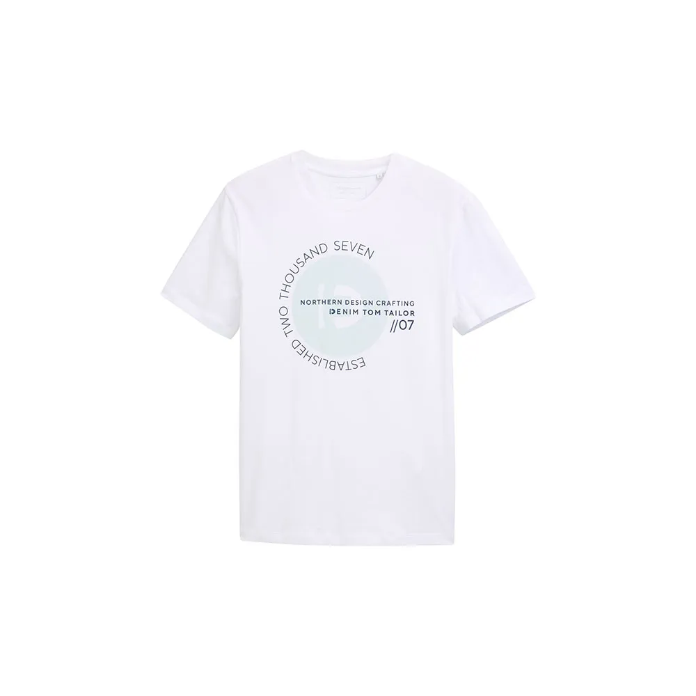 

Футболка с коротким рукавом Tom Tailor Printed, белый