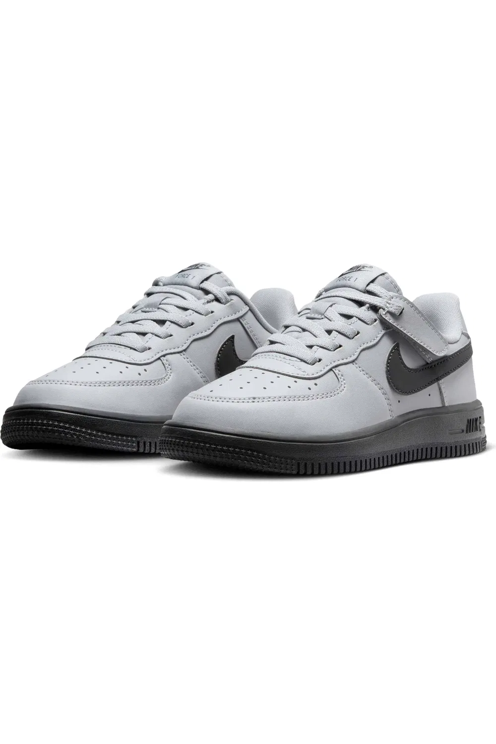 Детские кроссовки баскетбольные EasyOn LV8 Nike, Wolf Grey/Dark Smoke Grey