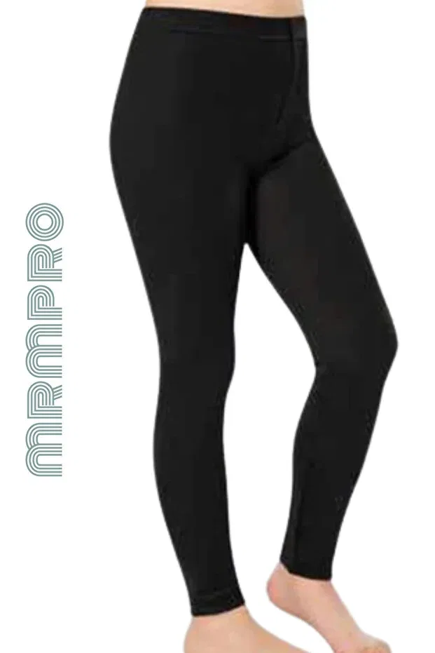 Детские термолеггинсы для мальчиков с флисовой подкладкой Mrmpro, Black — фото 3
