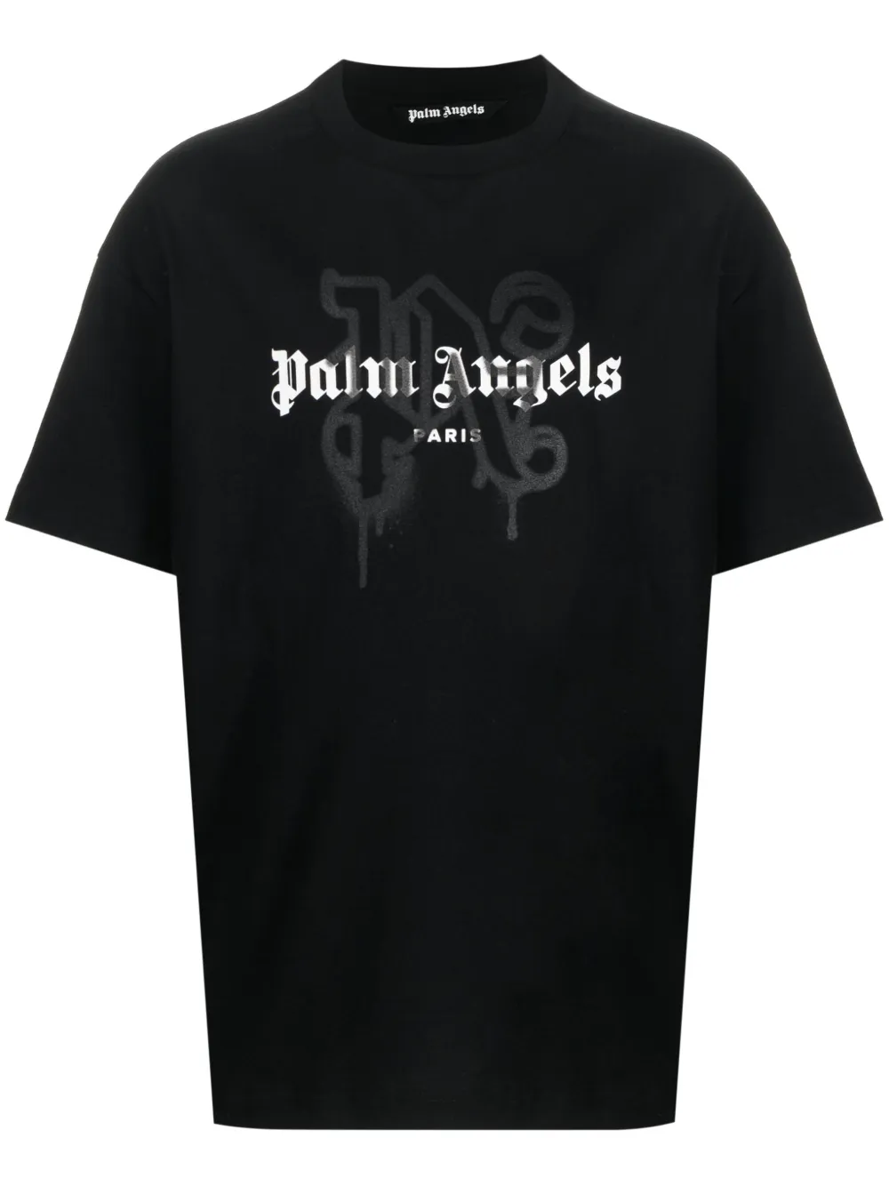 

Футболка Paris с монограммой PALM ANGELS, черный