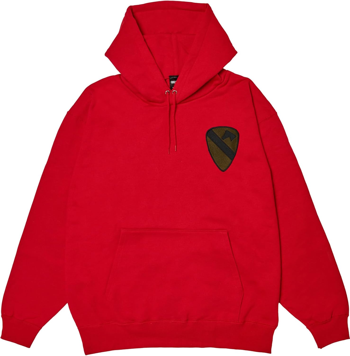 

Толстовка с капюшоном в стиле F, нашивка с гербом армии США, плотность ткани 12,4 унции, флисовая подкладка, красный цвет F-Style