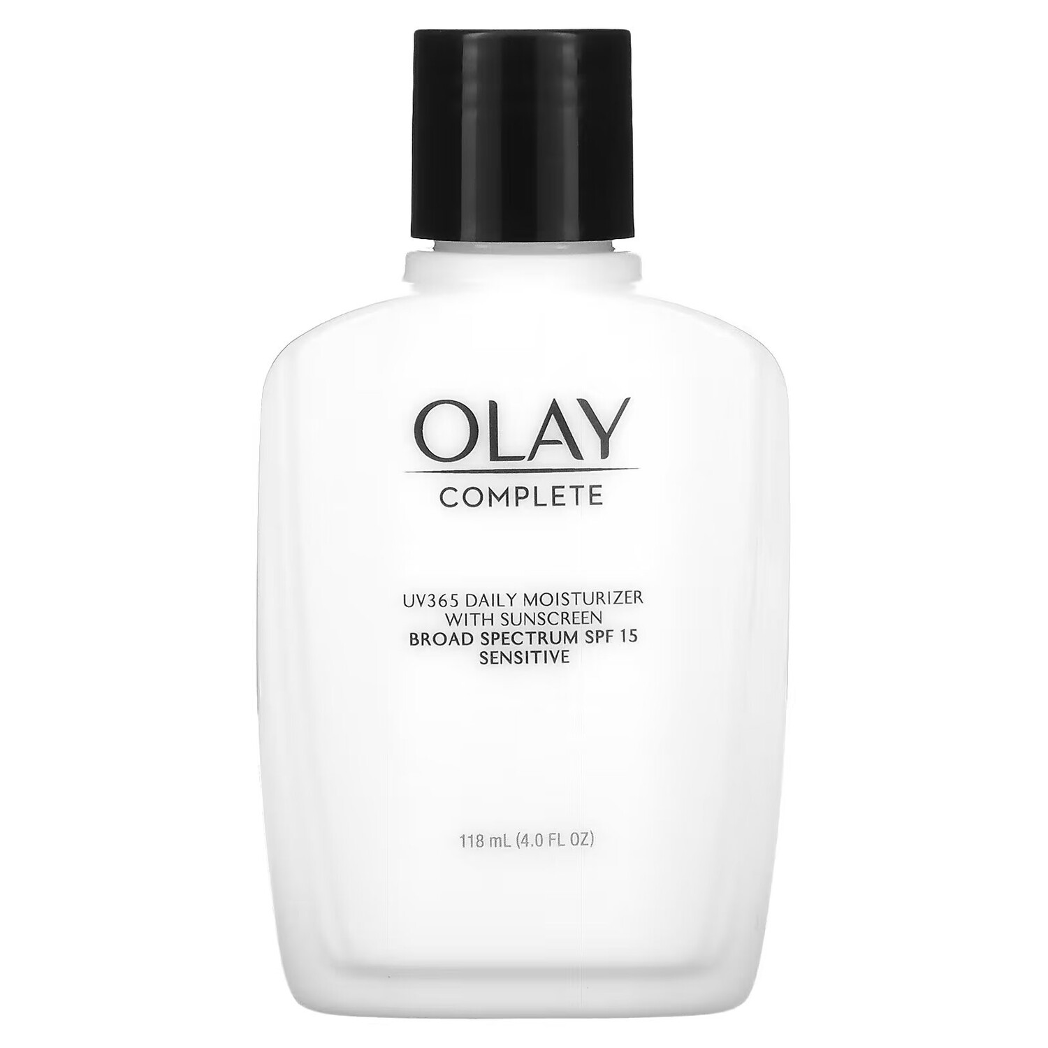 

Olay, Complete, UV365, ежедневное увлажняющее и солнцезащитное средство, SPF 15, для чувствительной кожи, 118 мл (4,0 унции)