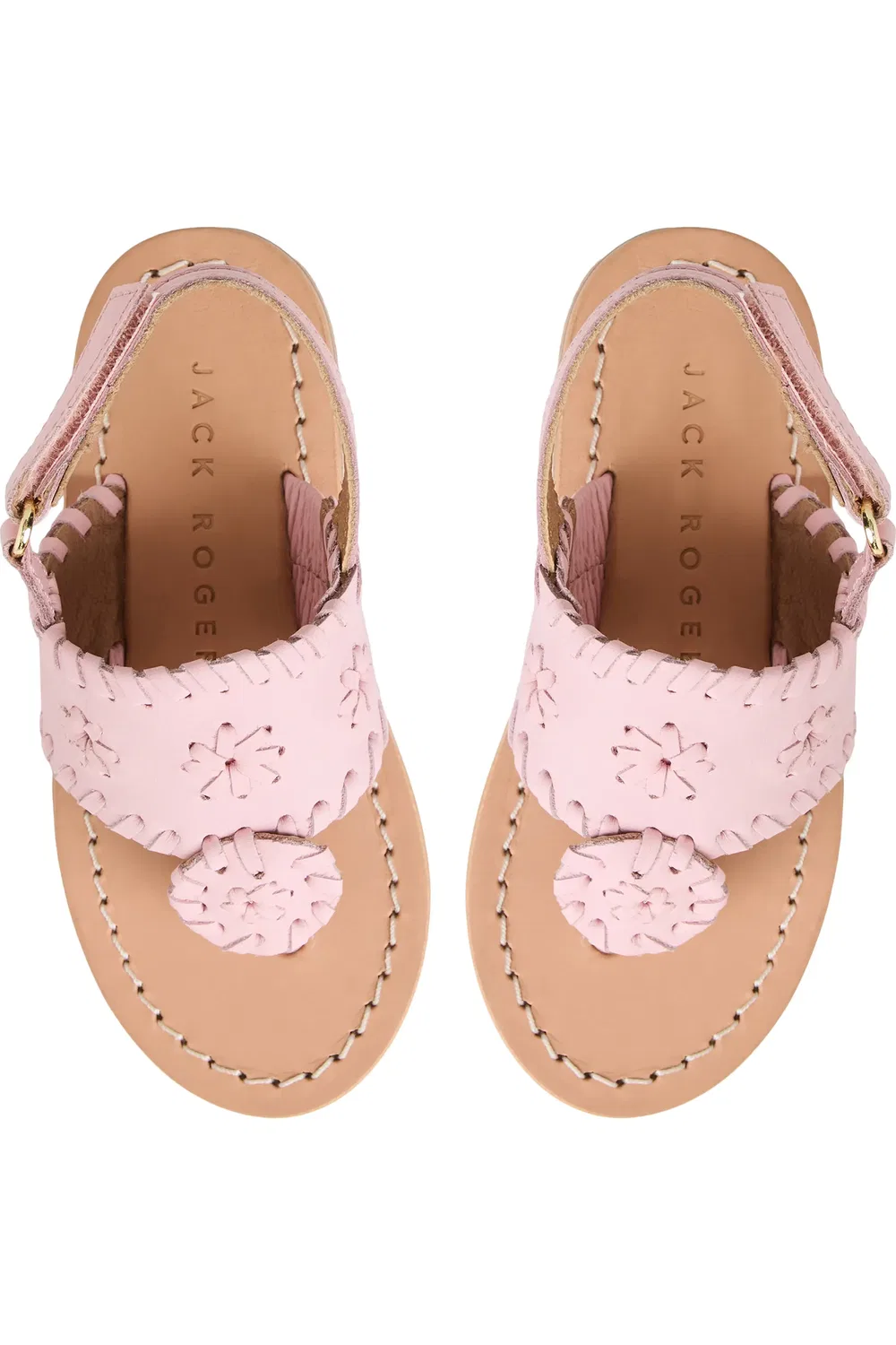 Сандалии детские с регулируемым ремешком Jacks Slingback Jack Rogers, Chalk Pink — фото 4