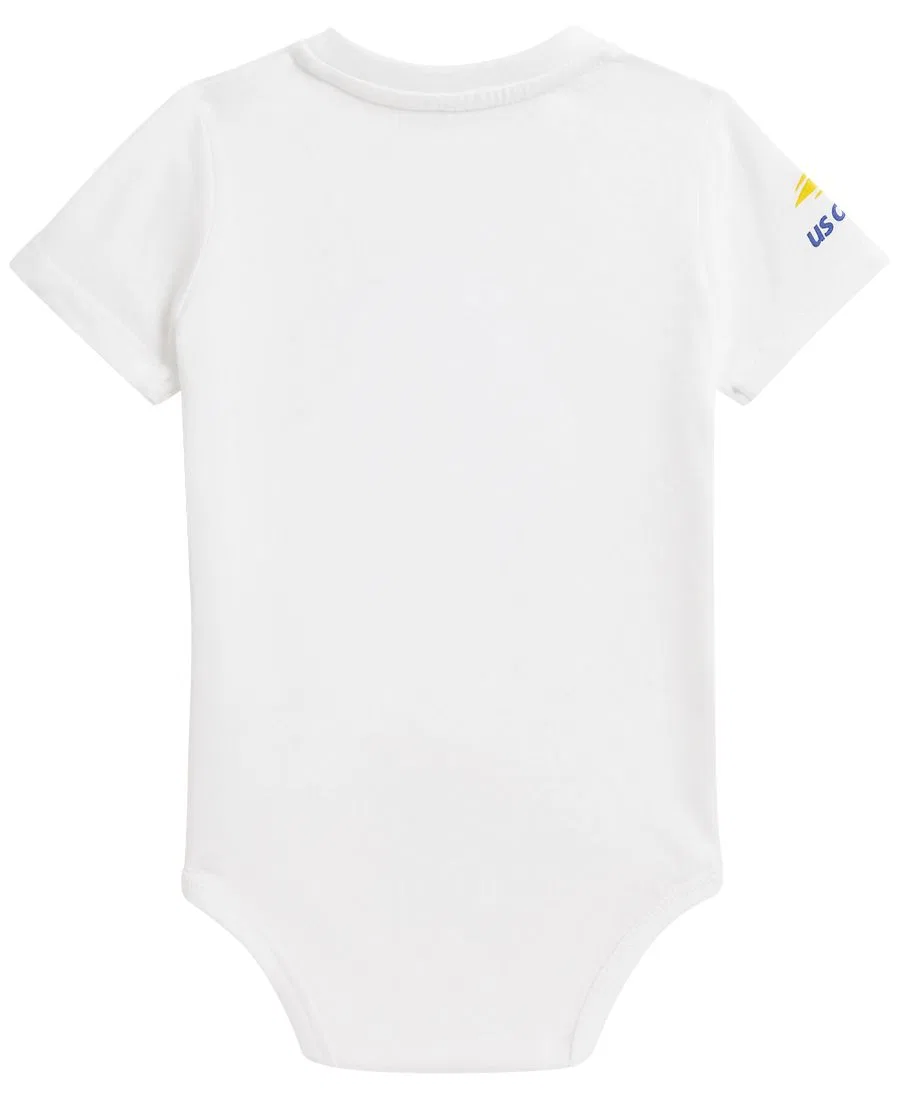 Боди с коротким рукавом Polo Bear из хлопка Polo Ralph Lauren, White — фото 2